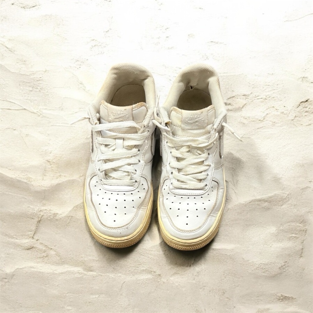 Nike White and Cream Men's Sneakers